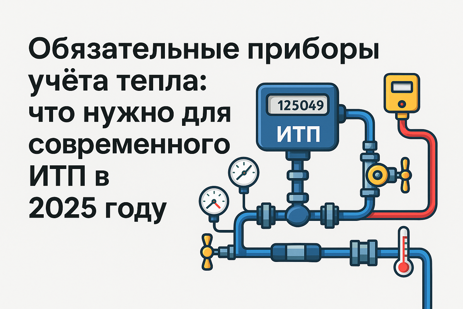 Обязательные приборы учёта тепла: что нужно для современного ИТП в 2025 году