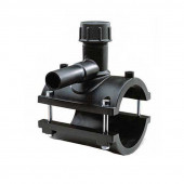 Отвод седловой электросварной 63/32 SDR11 ПЭ100 с фрезой Отвод седловой электросварной 63/32 SDR11 ПЭ100 с фрезой