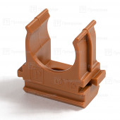 Крепеж-клипса для труб АБС-пластик сосна 20 упаковка 100шт