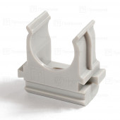 Крепеж-клипса для труб серая 50 безгалогенная (HF) атмосферостойкая упаковка 10шт