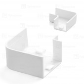 Поворот для кабель-канала 90° 40х25 упаковка 4шт Поворот для кабель-канала 90° 40х25 упаковка 4шт