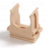 Крепеж-клипса для труб АБС-пластик бук 40 упаковка  10шт